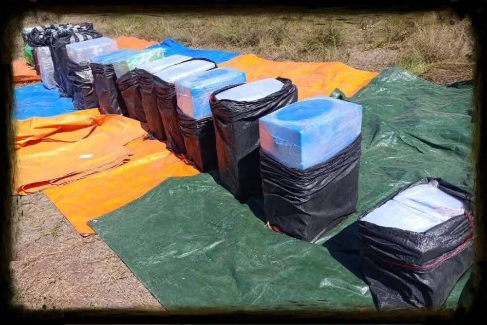 Droga secuestrada en Santa Ana