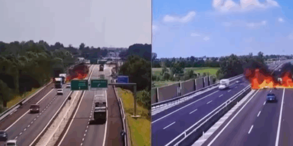 Tragedia en el norte de Italia: un avión ligero se estrelló sobre una  autopista y causó dos muertes - HCH.TV