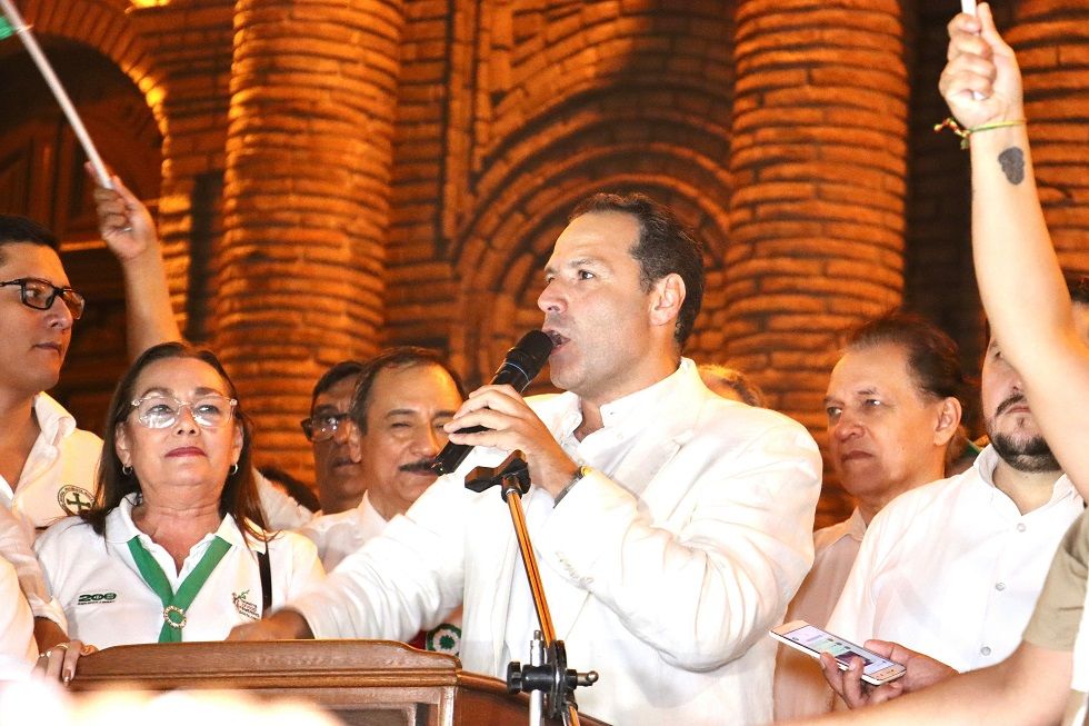 El vicepresidente del Comité Pro Santa Cruz, Agustín Zambrana.