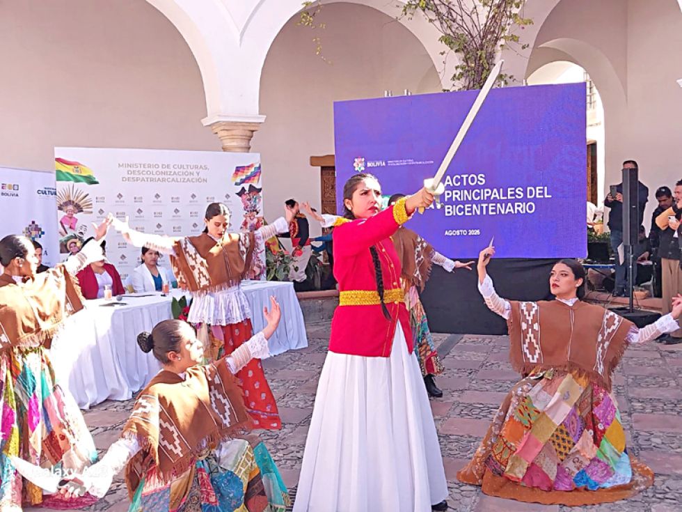 ACTO. Lanzamiento del programa del Bicentenario en la Casa de la Libertad.