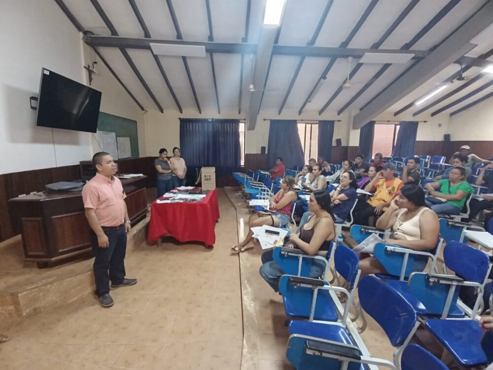 TED Beni acompaño capacitación de juradas y jurados electorales en recintos de votación en trinidad