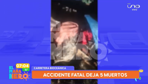 Accidente de tránsito en la Chiquitania deja 5 fallecidos