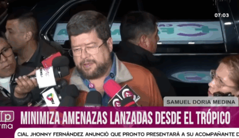Samuel minimiza amenazas de evistas, «tienen muy poco apoyo»