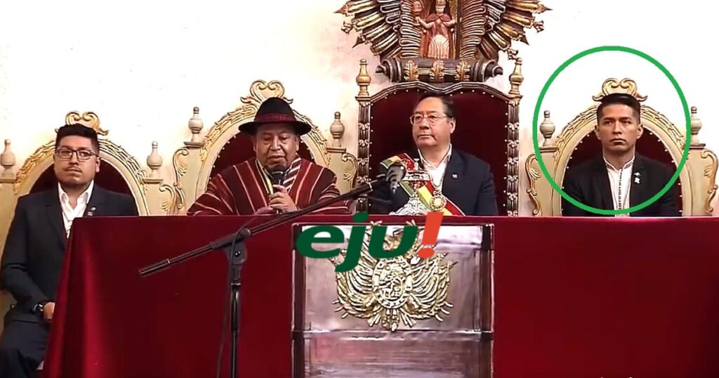 Andrónico Rodríguez participa de la Sesión de Honor por el Bicentenario. / Foto: eju.tv