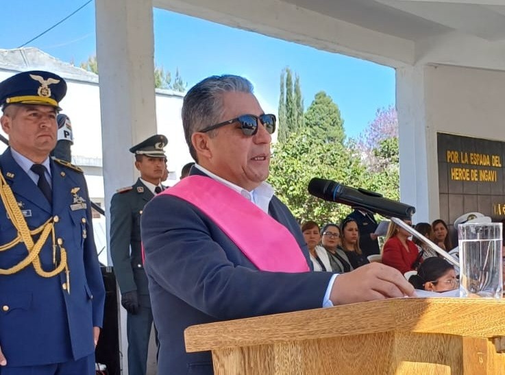 El ministro de Defensa, Edmundo Novillo. / Foto: MD
