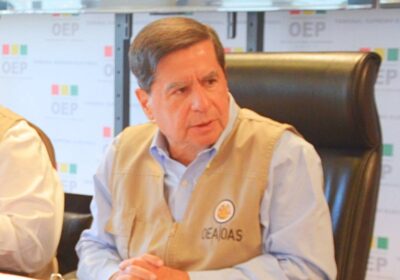 Juan Fernando Cristo, jefe la MOE de la OEA. / Foto: TSE.