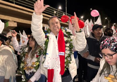 El candidato a la Presidencia de Libre, Jorge Tuto Quiroga. / Foto: JTQ.