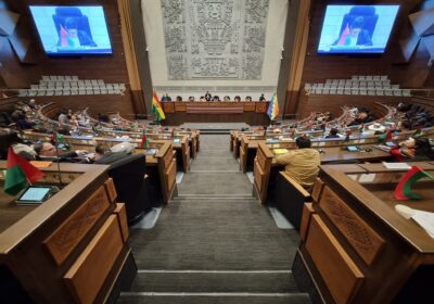 Una sesión de la Asamblea Legislativa Plurinacional. / Foto: Vicepresidente.