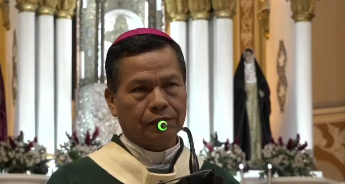 Monseñor René Leigue presidió la eucaristía dominical