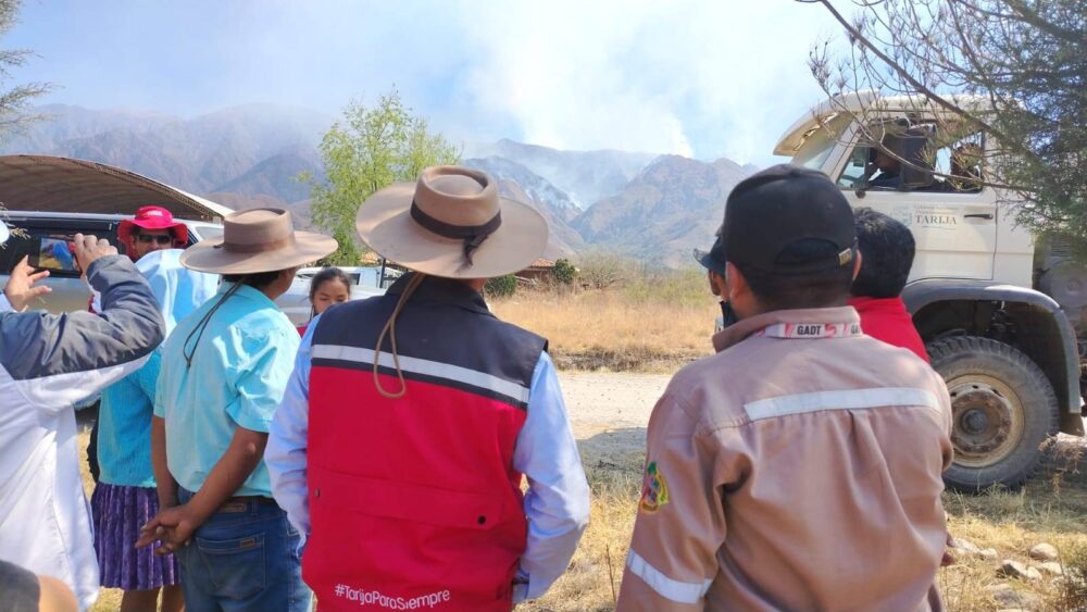  Se observan los últimos focos de calor en el suroeste de la serranía de Sama