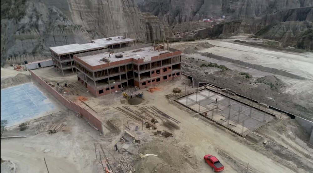 Así avanza la construcción de la Casa de la Verde. Foto: FBF.