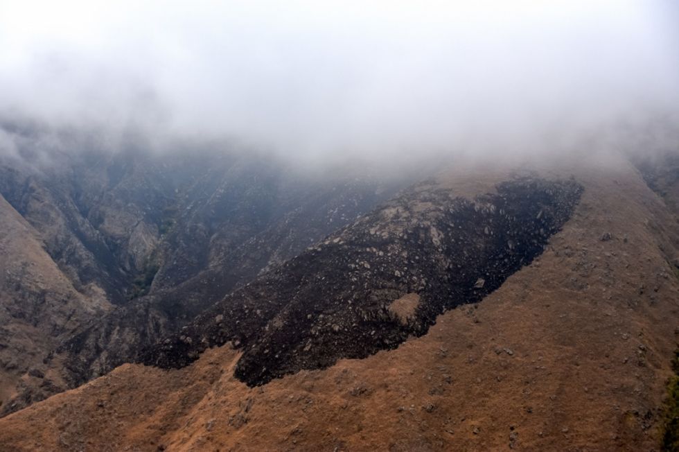 Comunidades perdieron sus cultivos con el incendio en la serranía de Sama