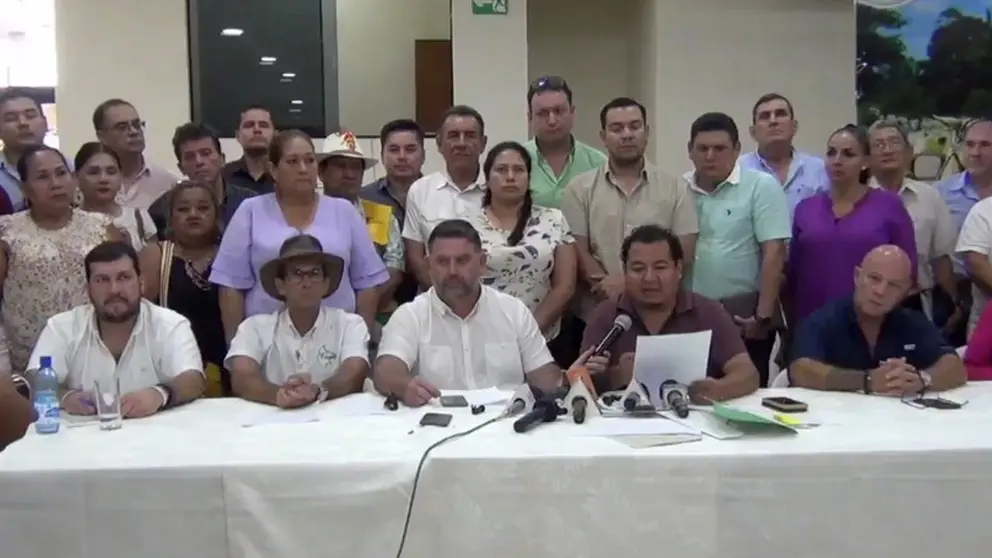 El comité multisectorial tenía que marchar de Patacamaya a La Paz por 11 demandas./ URGENTE.BO