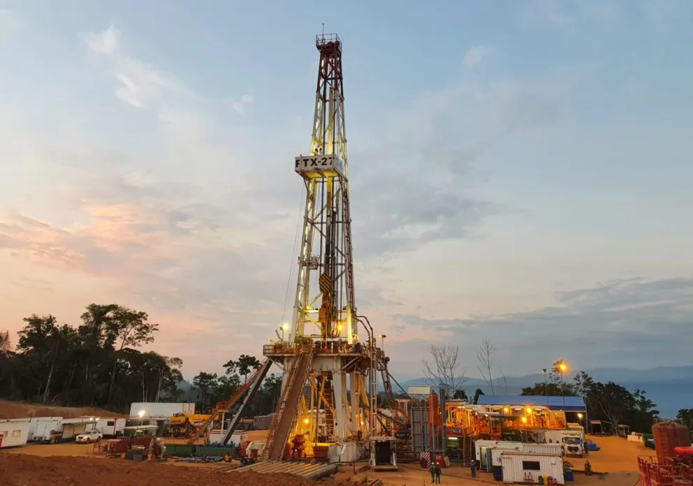 Campo Mayaya donde el Gobierno tiene esperanza de desarrollar mayores reservas y producción de gas. Foto: YPFB
