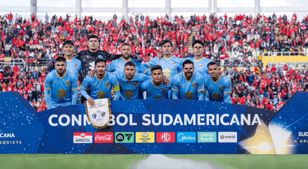 Equipo titular de Bolívar ante Cienciano. Foto. EFE 