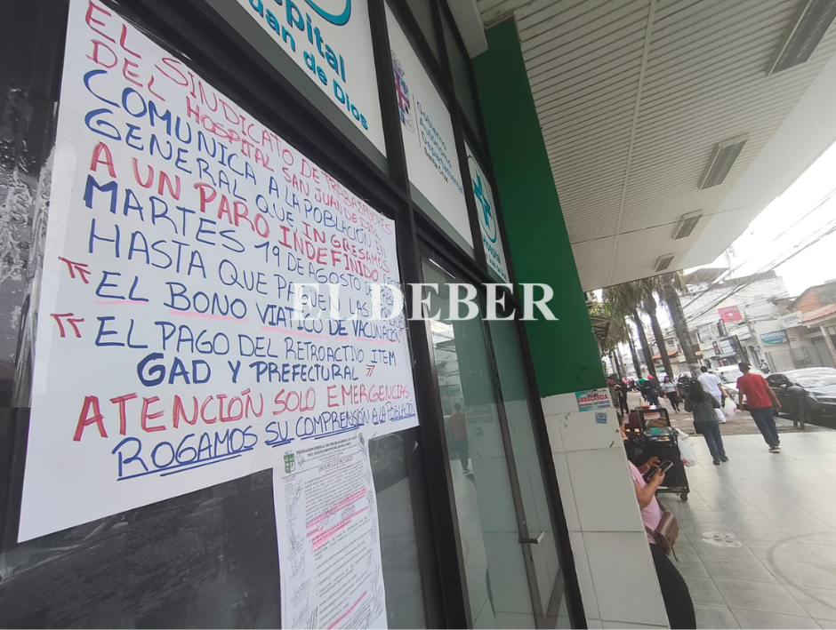 paro de los trabajadores de salud | Fotografía: Juan Carlos Torrejón