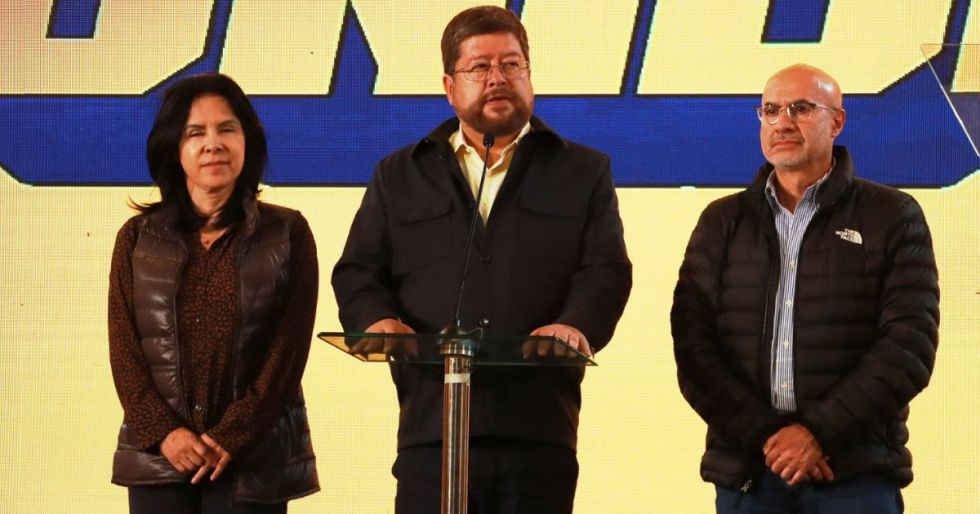 Samuel brindó su apoyo a Rodrigo Paz el 17 de agosto. 