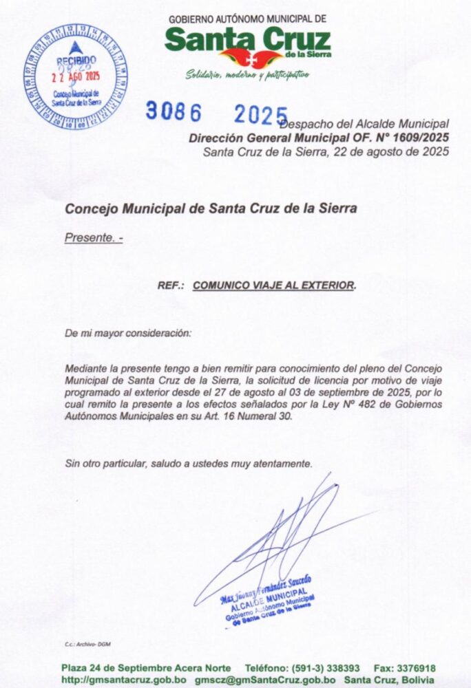 Nueva solicitud de viaje de Jhonny Fernández 
