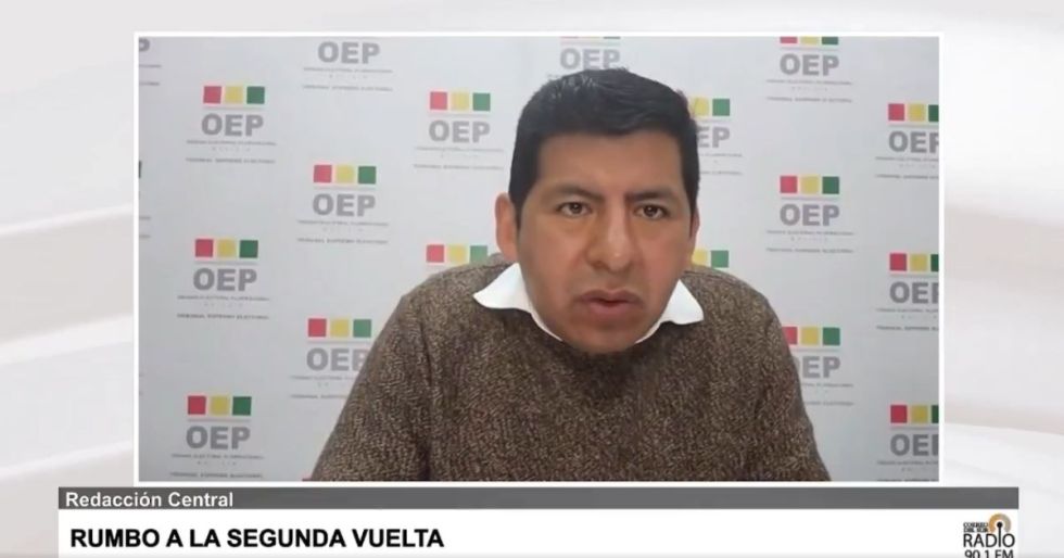 Entrevista con el vocal Tahuichi Tahuichi Quispe