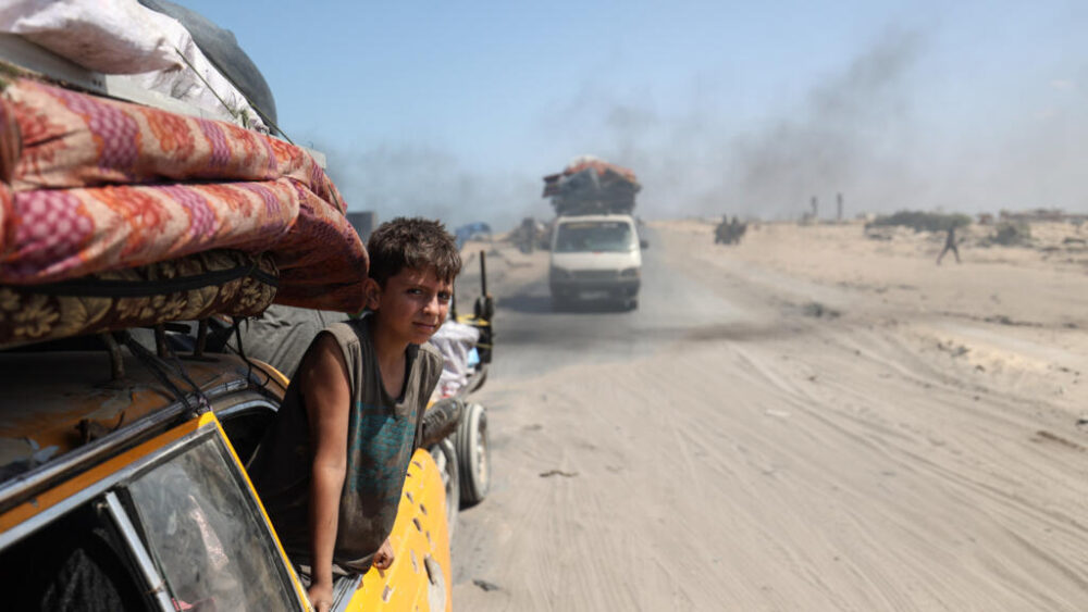 La gran mayoría de los más de dos millones de habitantes de Gaza han sido desplazados al menos una vez durante la guerra