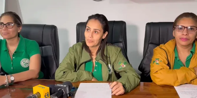 Kadidja Ovando, secretaria de coordinación Fesirmes lamentó la falta de diálogo con el gobernador en ejercicio Mario Aguilera.