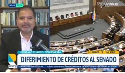 Diferimiento de crédito: Gobierno de Arce está dejando “una bomba de tiempo” a la próxima gestión, sostiene analista