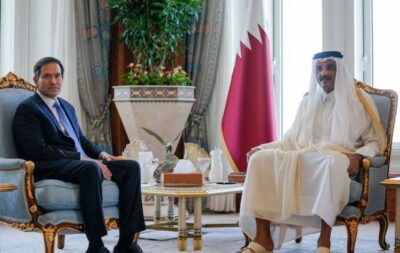Marco Rubio llegó a Doha y se reunió con las autoridades de Qatar tras el inicio de la ofensiva de Israel en Gaza