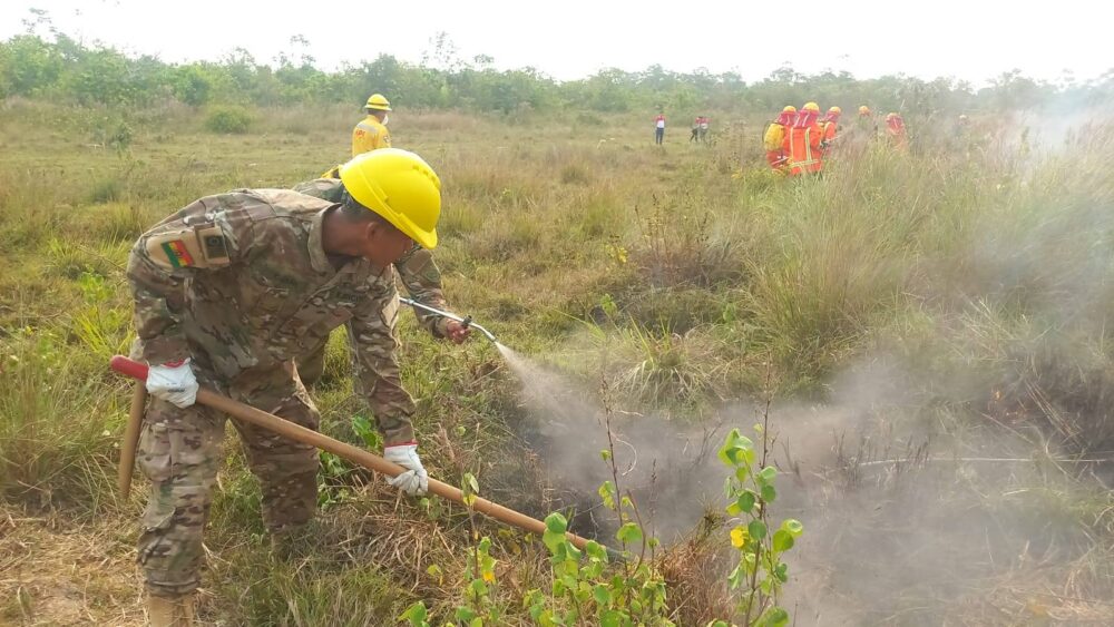 FFAA sofocan 76 incendios forestales y mantiene control con apoyo de 1.515 bomberos militares