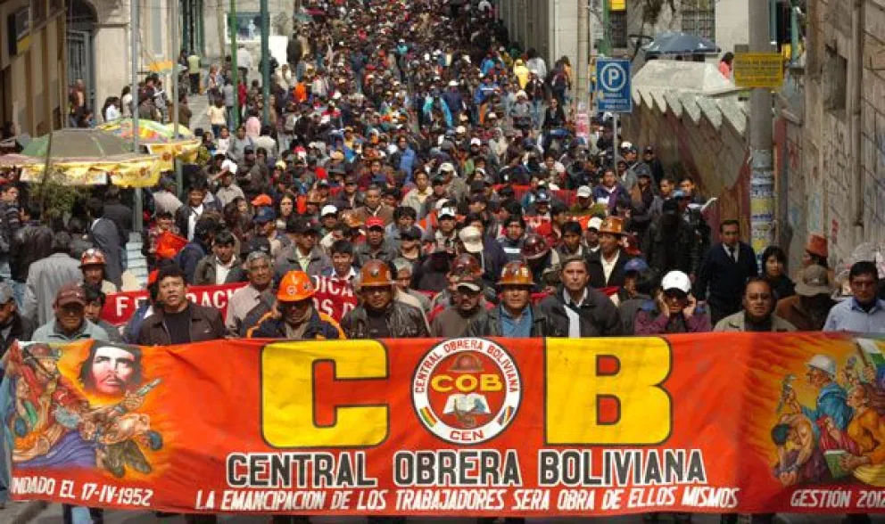 El cambio de la dirigencia de la COB ocurrirá antes de la segunda vuelta de las Elecciones. Foto: Archivo