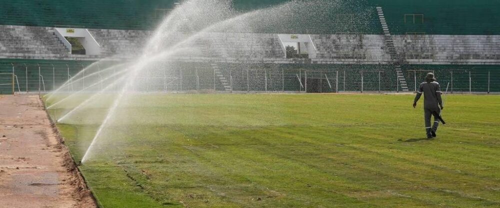 Las obras en el estadio no avanzaron de acuerdo a lo esperado, según la Conmebol. Las obras en el estadio no avanzaron de acuerdo a lo esperado, según la Conmebol.