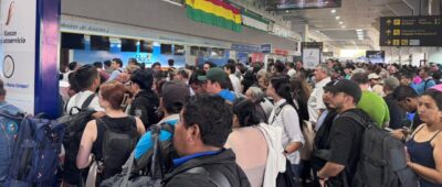 Se reanudan los vuelos tras incidente en Viru Viru y se genera aglomeración de pasajeros