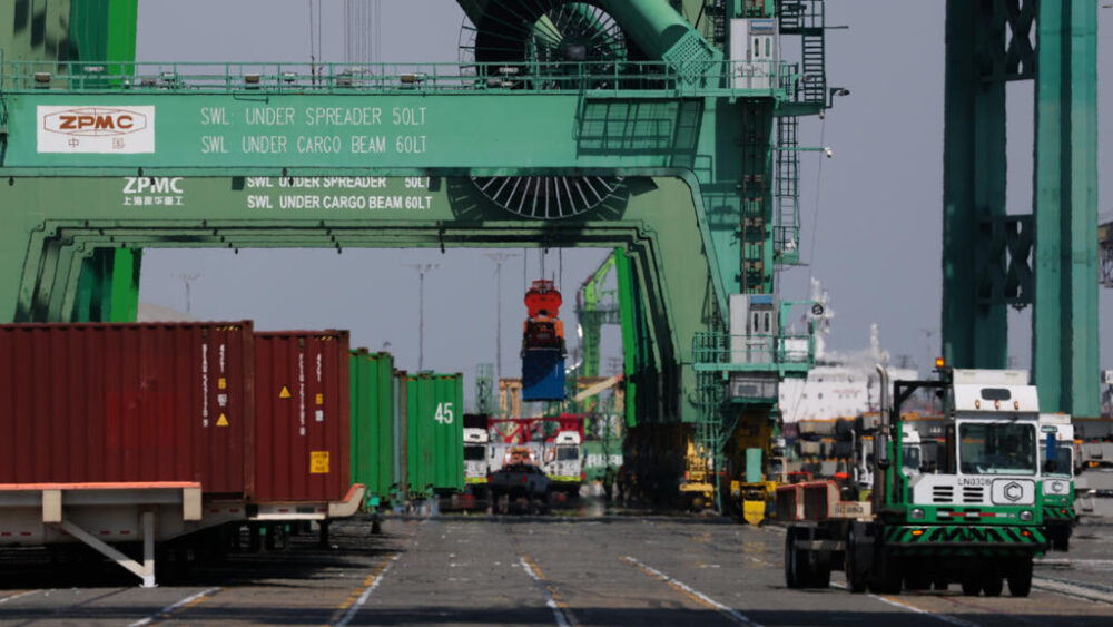 El puerto de Los Ángeles, el 13 de septiembre de 2025