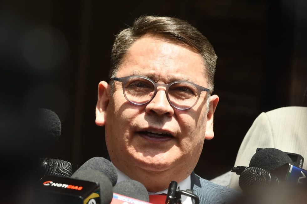 Aguilera dio un informe sobre la lucha contra el narcotráfico.