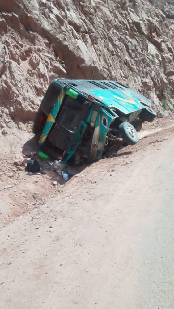 Vuelco en San Simón: Cinco heridos llegaron al HRSJDD