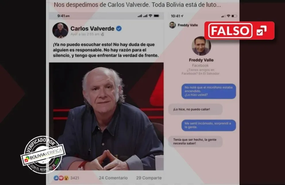 Bolivia Verifica desmintió uno de los videos de fraude. FOTO: Bolivia Verifica