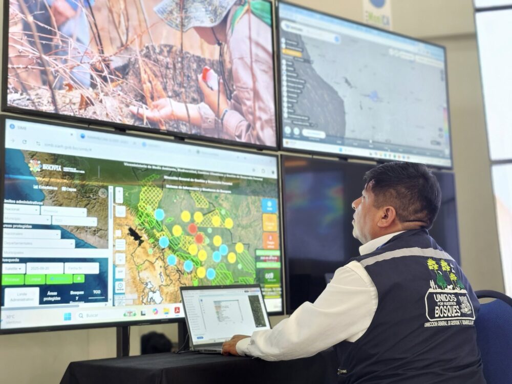 Realizan el monitoreo para identificar incendios y focos de calor/Foto: Centro Nacional de Monitoreo