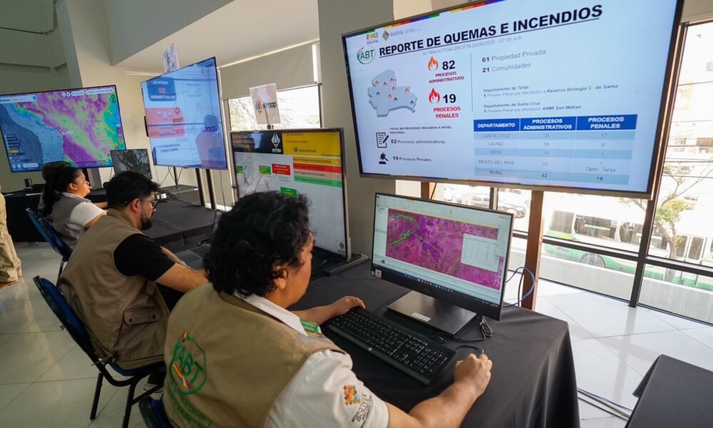 Monitorean los incendios activos/Foto: Gobierno