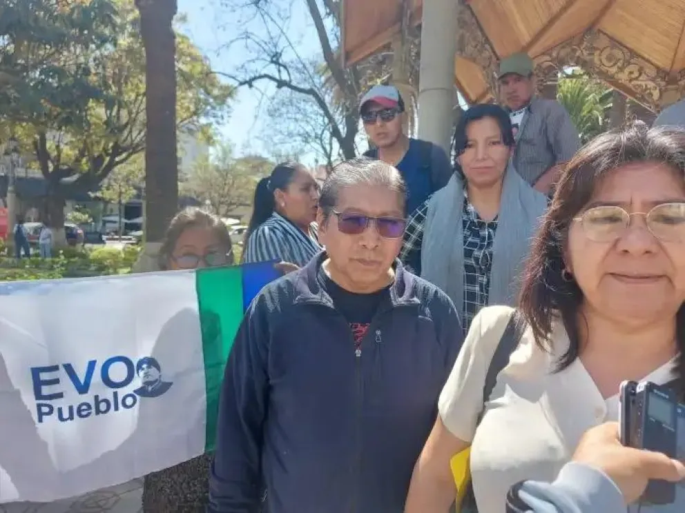 Militantes de Evo Pueblo en Tarija. Foto: El Periódico