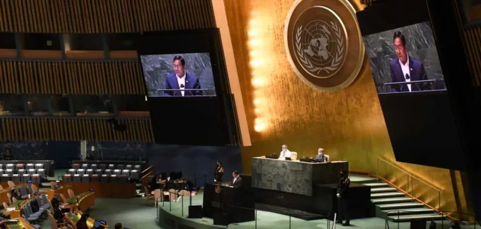 Arce emitirá su discurso el jueves 25 de septiembre. Foto: ABI