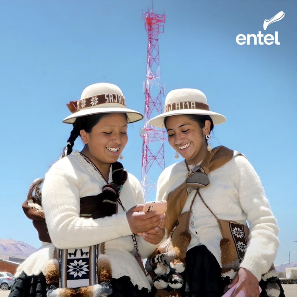 ABI - Entel llega a más de 20.300 localidades de Bolivia con telefonía móvil y acceso a internet