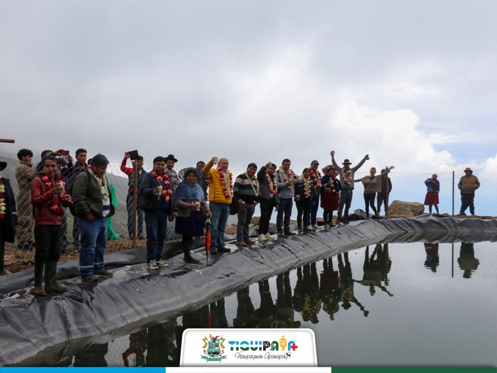 Pobladores de Likho Pata. Foto: Gobierno Municipal de Tiquipaya