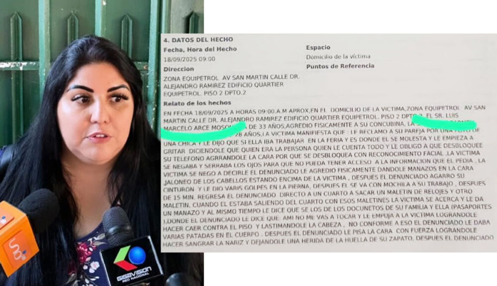 Víctima de Marcelo Arce presentó 12 días de impedimento y denunció  agresiones reiteradas | T Informas Bolivia