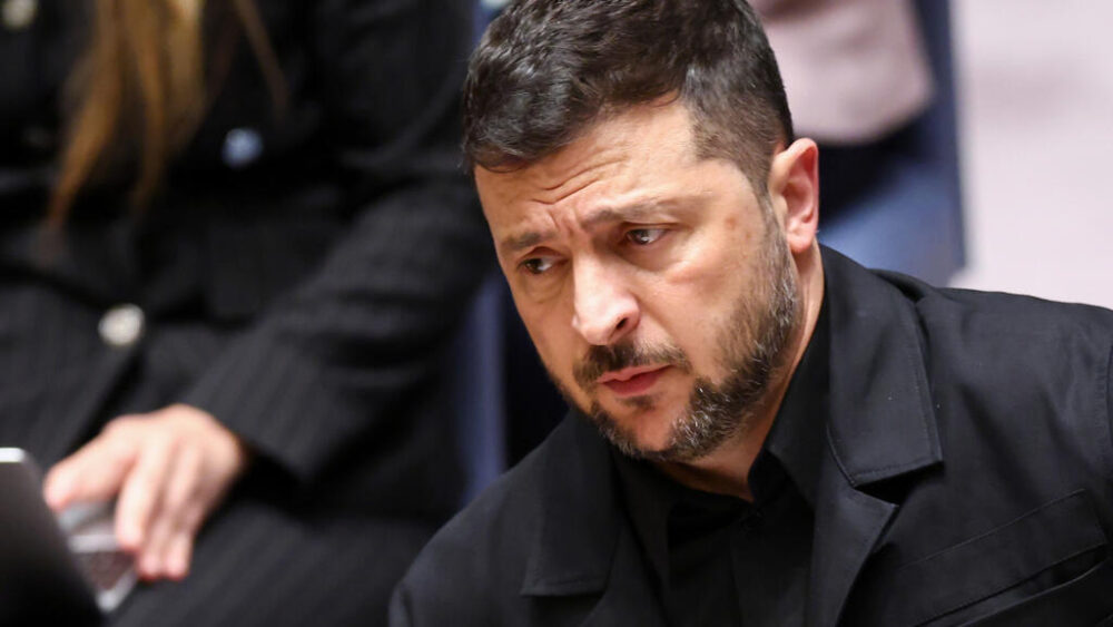 El presidente ucraniano Zelenski. 