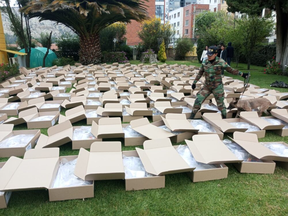 Las maletas electorales están listas para ser enviadas al exterior /Foto: TSE 