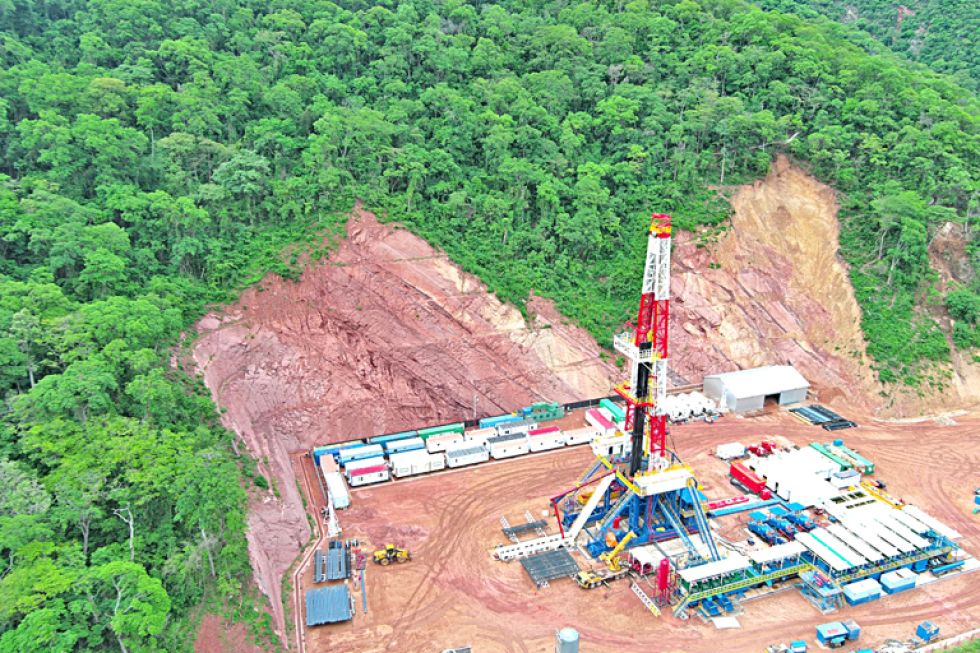 CHUQUISACA. El pozo Iñau-X3D es el único que se perfora actualmente en el departamento.