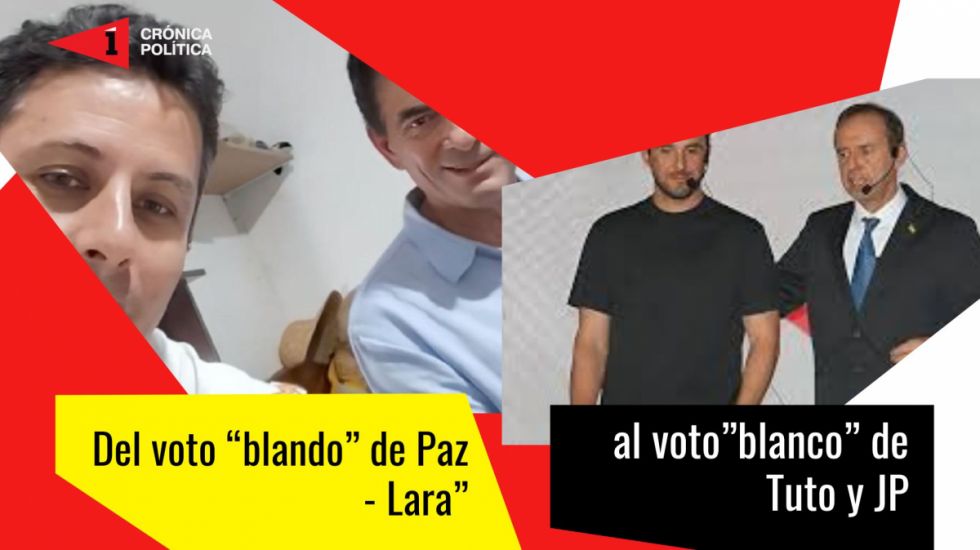 Del voto blando de Paz y Lara al voto blanco de Tuto y JP