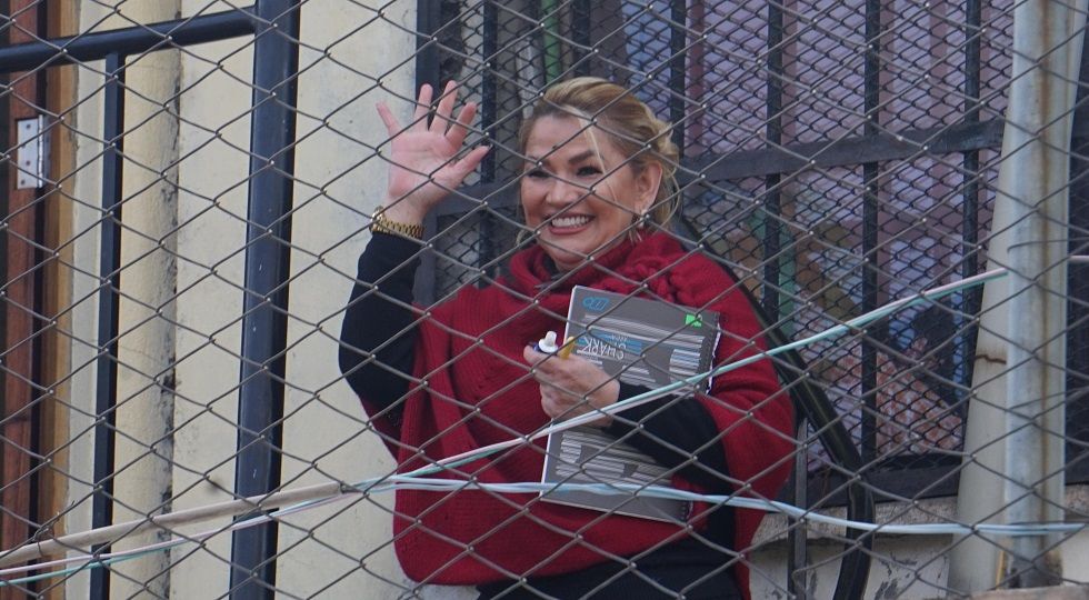 La expresidenta Jeanine Áñez. 