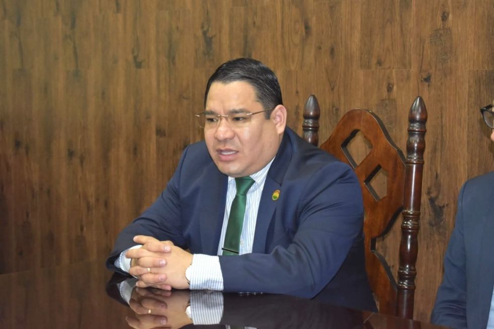 El fiscal general del Estado, Roger Mariaca. 