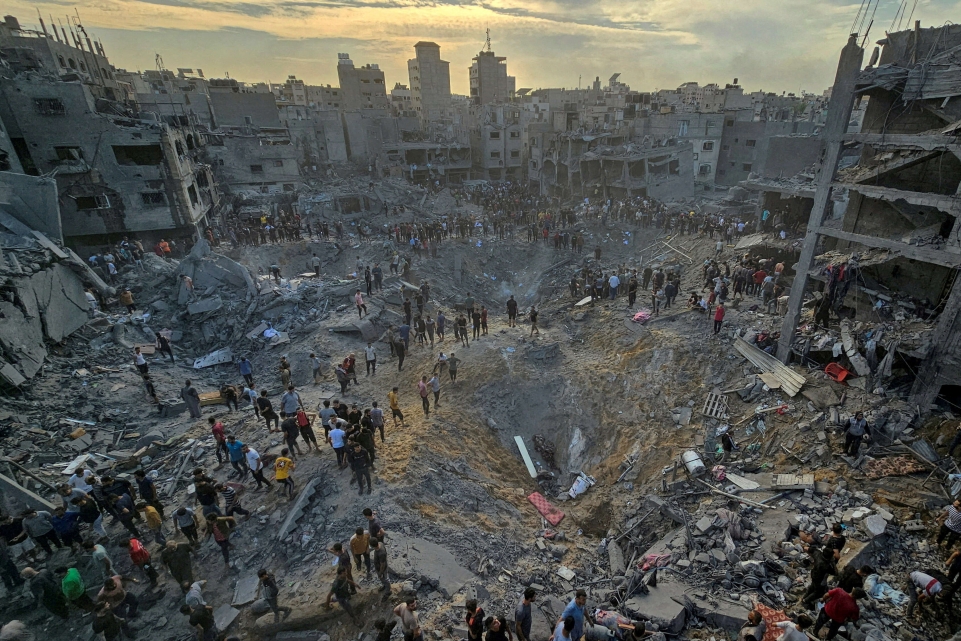 Imagen de la destrucción en Gaza.