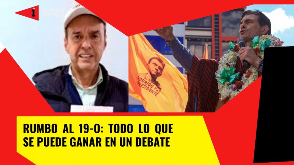 Rumbo al 19-O: Todo lo que  se puede ganar en un debate